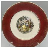 1940s Salem China Company Cabinet Plate