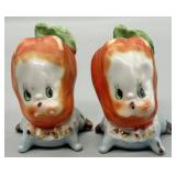 Anthromorphic Red Pepper Babies S&P Shakers