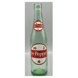 1950s Dr. Pepper 10-2-4 Green Glass Soda Bottle