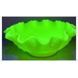 Fenton Custard Persian Medallion Bowl