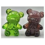 Boyd Art Glass Fuzzy The Bear