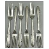 (6) Towle Maderia Sterling Silver Dinner Forks