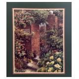 Homco Rose Garden Matted Printed