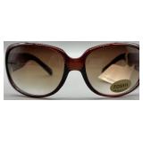 Fossil Brown Oversized Womens Sunglasses w/Tag