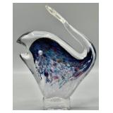 Murano Style Art Glass Whale