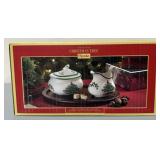 Spode Christmas Tree 3pc Sugar & Creamer Set