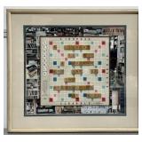 Custom Made & Framed Scrabble Board Wall Art