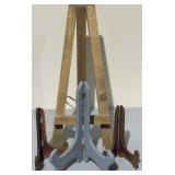 Collection of Tabletop Wooden Display Easels