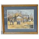 1992 Al Koenig Framed & Signed Artwork