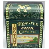 Lefton China Ceramic Roasted Java Coffee Jar