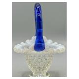 Fenton Hobnail Opalescent Basket