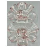 Vintage Mikasa Rosella Pink Double Dish