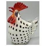 Murano Style Hand Blown Rooster