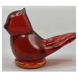 Titan Art Glass Cardinal of Love