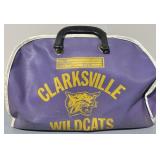Vtg Clarksville Wildcats Vinyl Sports Duffel Bag