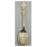 Sterling Silver Wyoming Buffalo Souvenir Spoon