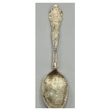 Sterling Silver Engraved C.S.N Oklahoma Spoon