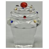 Simon Designs Crystal Mini Cupcake Paperweight