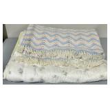 Vintage Baby Afghan and Sleeping Bag
