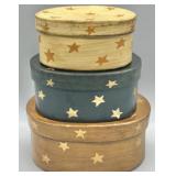 Americana Style Stacked Nesting Boxes