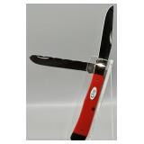 Case XX 4254 SparXX Red Smooth Trapper Knife