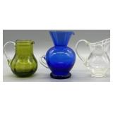Handblown Vintage Pitcher Creamers