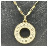 Authentic Louis Vuitton Charm w/GF Necklace