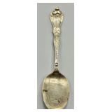 Sterling Silver Ornate Relief Texico, N.M. Spoon