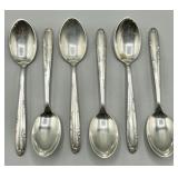 (6) Towle Maderia Sterling 5.75in Sterling Spoons