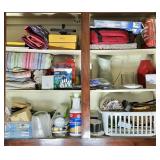 Contents of Wood Cabinet