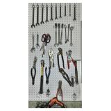 Tools on Pegboard