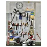Tools on Pegboard