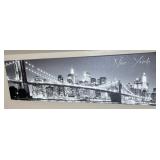 Brooklyn Bridge New York City Canvas 24 x 8