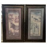 Safari Framed Prints (2) (28x16)