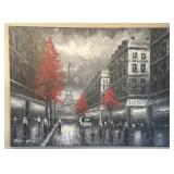 Paris Eiffel Tower Painting