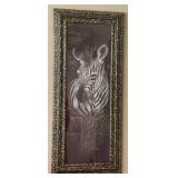 Framed Zebra Picture by Ruane Manning