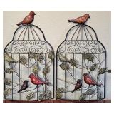 Iron Bird Cage Wall Decorations (2)