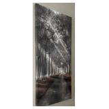 Forest Serenity by Clock Canvas 20x40