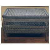 Rectangular Wicker Storage Trunk