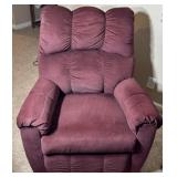 Mulberry Colored Recliner