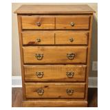 5-Drawer Wood Dresser