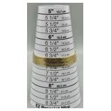 Multi-Strand Herringbone Gold Tone Bracelet