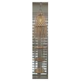 3-Tier Macrame Plant Hanger w Light