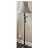 Swing Arm Floor Lamp (SEE DESCRIPTION)