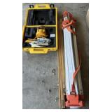 Transit with stand and grade stick