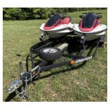 2 Honda aquatrax jet skis