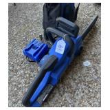 Kobalt battery powered chainsaw