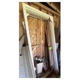 2 wooden door frames