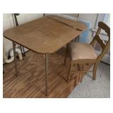 MCM Formica Style Table w/ Chair