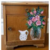 Vintage Hand-Painted End Table